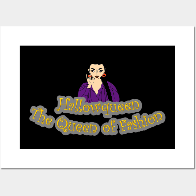 Halloween - Hallowqueen - She's the queen of fashion !Halloween - Hallowqueen - She's the queen of fashion ! Wall Art by drawkwardly